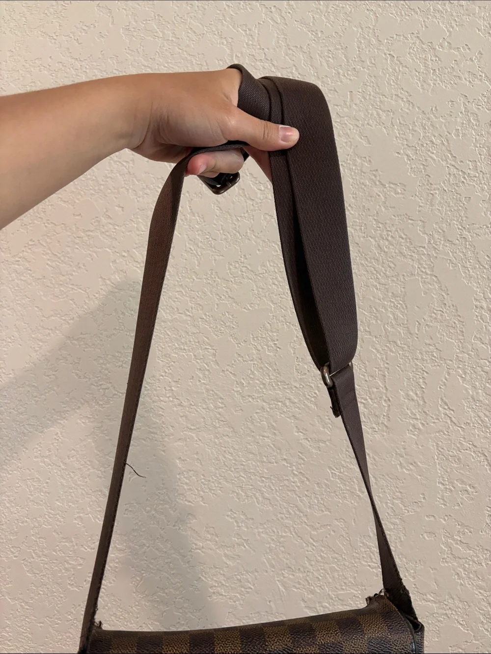 Louis Vuitton Damier Ebene Brown Brooklyn PM Crossbody Bag LV